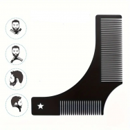 Beard styling comb, black