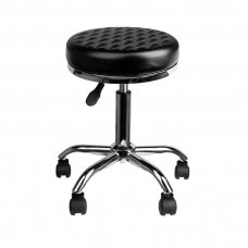 Профессиональное кресло-табурет для  барбера и парикмахера AM-302 DIAMOND