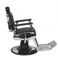 Профессиональное барберское кресло для парикмахерских и салонов красоты GABBIANO FRANCESCO, черного цвета