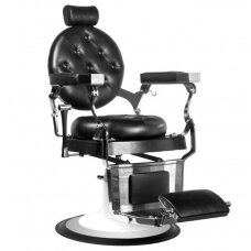 Профессиональное барберское кресло для парикмахерских и салонов красоты GABBIANO IMPERATOR BLACK