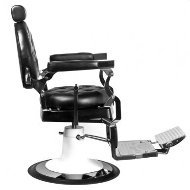 Profesionali barberio kėdė kirpykloms ir grožio salonams GABBIANO IMPERATOR BLACK 2