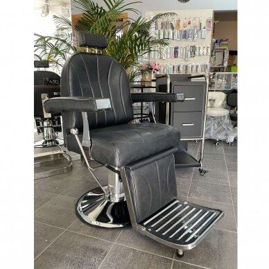 Professional barbers and beauty salons haircut chair SM138, black color 12