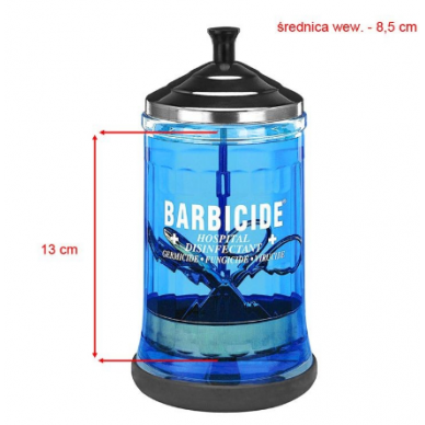 BARBICIDE glass container for tool disinfection, 750 ml 1 BARBICIDE glass container for tool disinfection, 750 ml 1