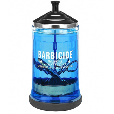 BARBICIDE glass container for tool disinfection, 750 ml