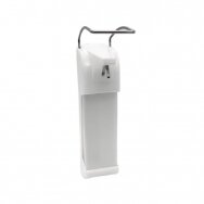 Wall-mounted elbow dispenser for soap or disinfectant liquid, 1000 ml.