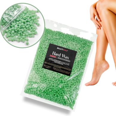 BEAUTIONA depilatory wax granules GREEN, 1000 g BEAUTIONA depilatory wax granules GREEN, 1000 g
