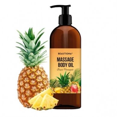 BEAUTIONA profesionalus masažinis aliejus TROPIC PINEAPPLE, 500 ml BEAUTIONA profesionalus masažinis aliejus TROPIC PINEAPPLE, 500 ml
