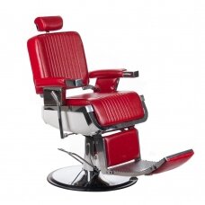 Profesionali barberio kėdė LUMBER BH-31823, raudonos spalvos