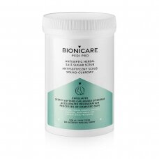 BIONICARE professional antiseptic foot scrub with salt and sugar, 500g.