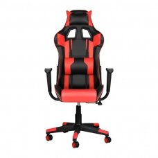 Biuro ir kompiuterinių žaidimų kėdė PREMIUM 916, juodai - raudonos spalvos