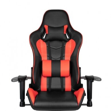 Office and computer gaming chair PREMIUM 557, red-black 4