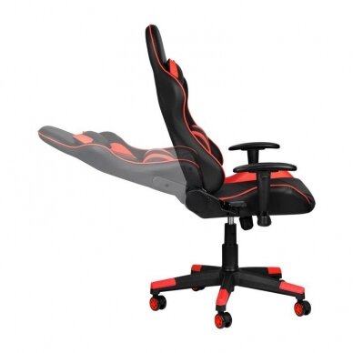 Office and computer gaming chair PREMIUM 557, red-black 5