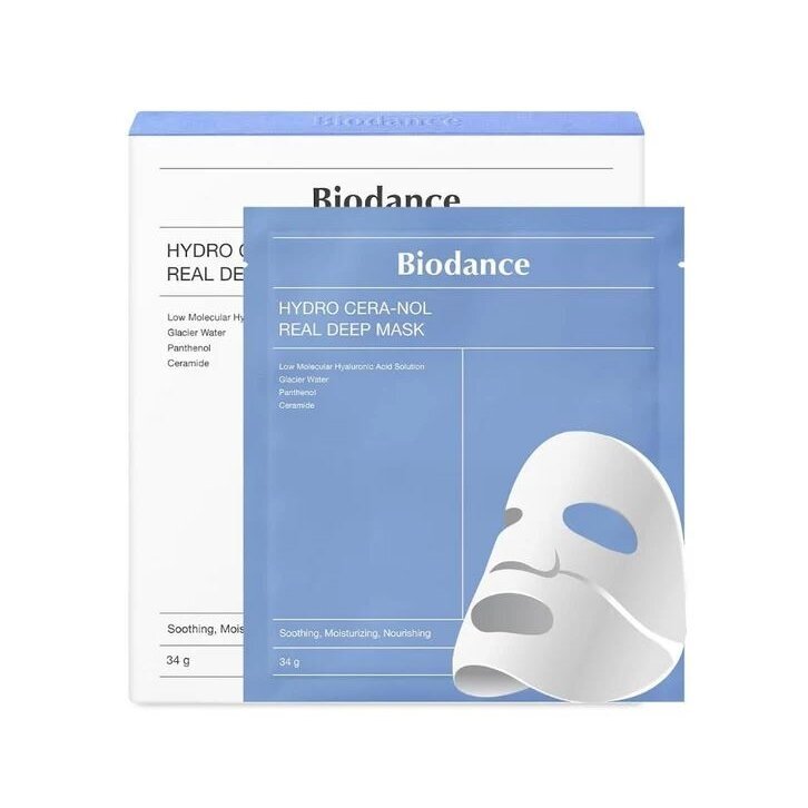 BIODANCE intensely moisturizing and soothing face mask with D-panthenol, oligohyaluronic acid and ceramides, 1 pc. BIODANCE intensely moisturizing and soothing face mask with D-panthenol, oligohyaluronic acid and ceramides, 1 pc.