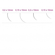 SYIS kokybiškos blakstienos priauginimui (forma J/10 mm), 0.25 g.