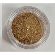 Manicure glitters for nail art, golden color