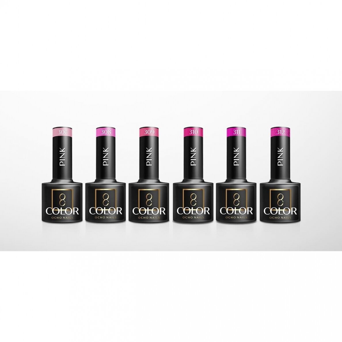 OCHO NAILS long-lasting hybrid nail polish for manicure PINK 311, 5 g. 5 OCHO NAILS long-lasting hybrid nail polish for manicure PINK 311, 5 g. 5