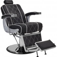 Профессиональное парикмахерское кресло для парикмахерских и салонов красоты BORG, черного цвета