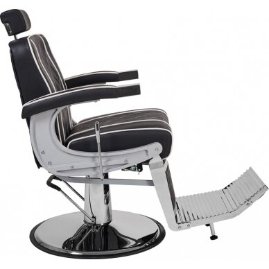 Профессиональное парикмахерское кресло для парикмахерских и салонов красоты BORG, черного цвета 2
