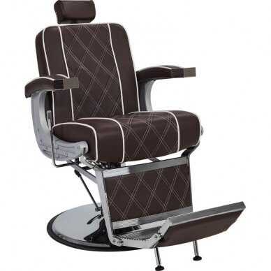 Профессиональное парикмахерское кресло для парикмахерских и салонов красоты BORG, черного цвета 5