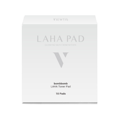 BOMBOMB LAHA TONER PAD exfoliating toning facial pads with LHA, 10 pcs. BOMBOMB LAHA TONER PAD exfoliating toning facial pads with LHA, 10 pcs.