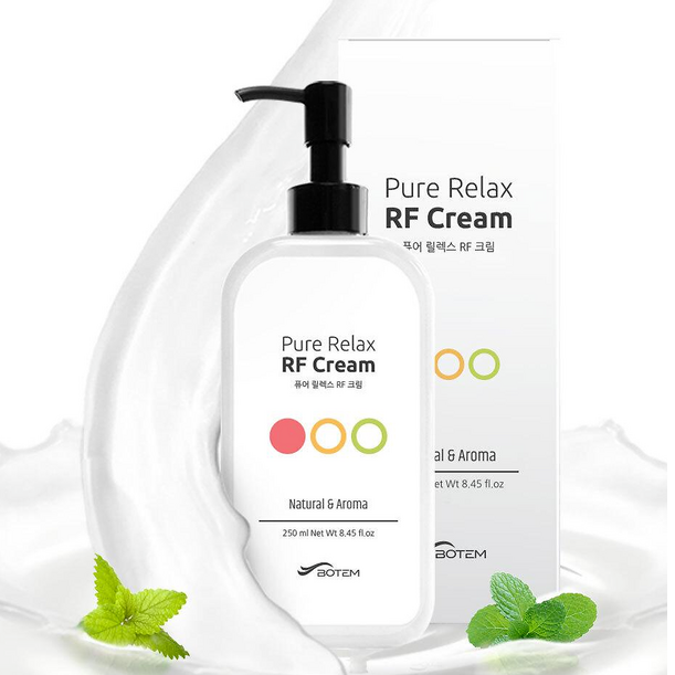 BOTEM PURE RELAX RF CREAM professional cream for radio frequency procedures and body massage, 250 ml BOTEM PURE RELAX RF CREAM professional cream for radio frequency procedures and body massage, 250 ml