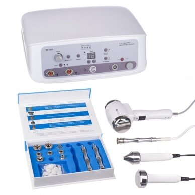 Cosmetic device 3in1 BR-1891 (microdermabrasion + warm/cold + sonophoresis), grey color