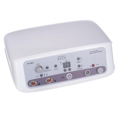 Cosmetic device 3in1 BR-1891 (microdermabrasion + warm/cold + sonophoresis), grey color 1