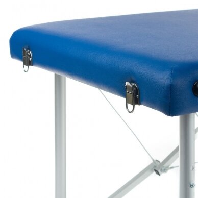 Profesionalus sulankstomas masažo stalas BS-723, mėlynos spalvos 8