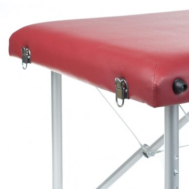 Профессиональный массажный стол складной BS-723, бордо цвета, 9