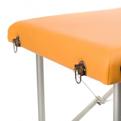 Profesionalus sulankstomas masažo stalas BS-723, oranžines spalvos 8