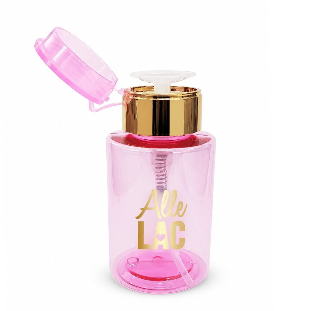 PINK buteliukas su pompa skysčiams, 200 ml 3