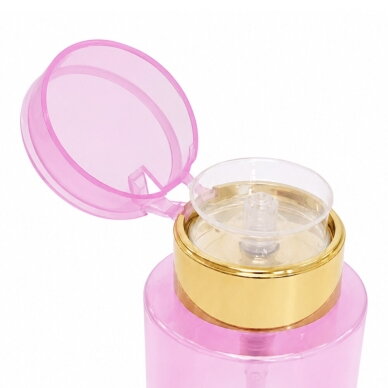 PINK buteliukas su pompa skysčiams, 200 ml 2 PINK buteliukas su pompa skysčiams, 200 ml 2