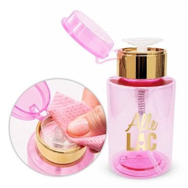 PINK buteliukas su pompa skysčiams, 200 ml 1
