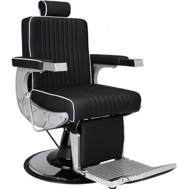 Professional barber chair for hairdressers and beauty salons CARLOS, black color Professional barber chair for hairdressers and beauty salons CARLOS, black color