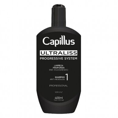 Capillus Ultraliss Nanoplastia valomasis šampūnas, 400 ml (1 STEP)