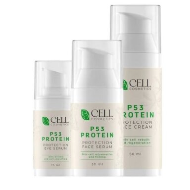 Сыворотка для глаз CELL COSMETICS с разглаживающими и уменьшающими морщины свойствами P53 PROTEIN, 15 мл Сыворотка для глаз CELL COSMETICS с разглаживающими и уменьшающими морщины свойствами P53 PROTEIN, 15 мл