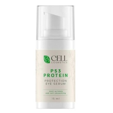 Сыворотка для глаз CELL COSMETICS с разглаживающими и уменьшающими морщины свойствами P53 PROTEIN, 15 мл Сыворотка для глаз CELL COSMETICS с разглаживающими и уменьшающими морщины свойствами P53 PROTEIN, 15 мл