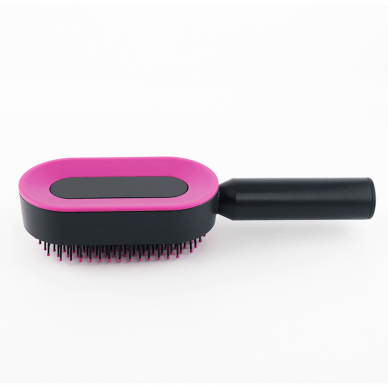 CENTRAL HOLLOW 3D COMB antistatic hairbrush with flexible bristles, purple color  1