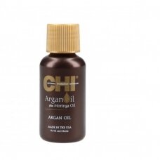 CHI ARGAN PLUS MORINGA OIL moisturizing argan and moringa oil for hair with vitamin E, 15 ml.