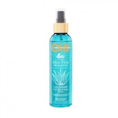 CHI ALOE VERA CURLS DEFINED увлажняющий спрей для волнистых и вьющихся волос, 177 мл CHI ALOE VERA CURLS DEFINED увлажняющий спрей для волнистых и вьющихся волос, 177 мл