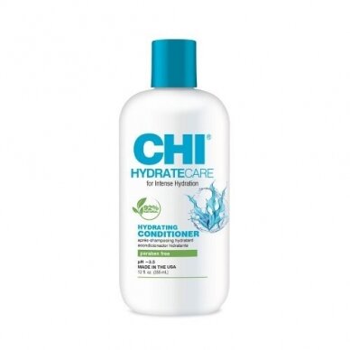 CHI HYDRATECARE drėkinantis plaukų kondicionierius, 355ml CHI HYDRATECARE drėkinantis plaukų kondicionierius, 355ml