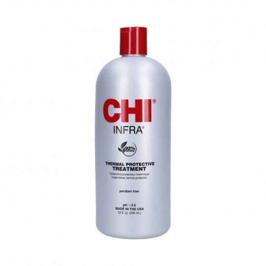 CHI INFRA TREATMENT nuo karščio apsaugantis plaukų kondicionierius, 946 ml.