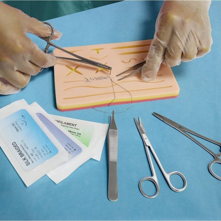 Surgical suturing practice kit for medical students | Salonams.eu