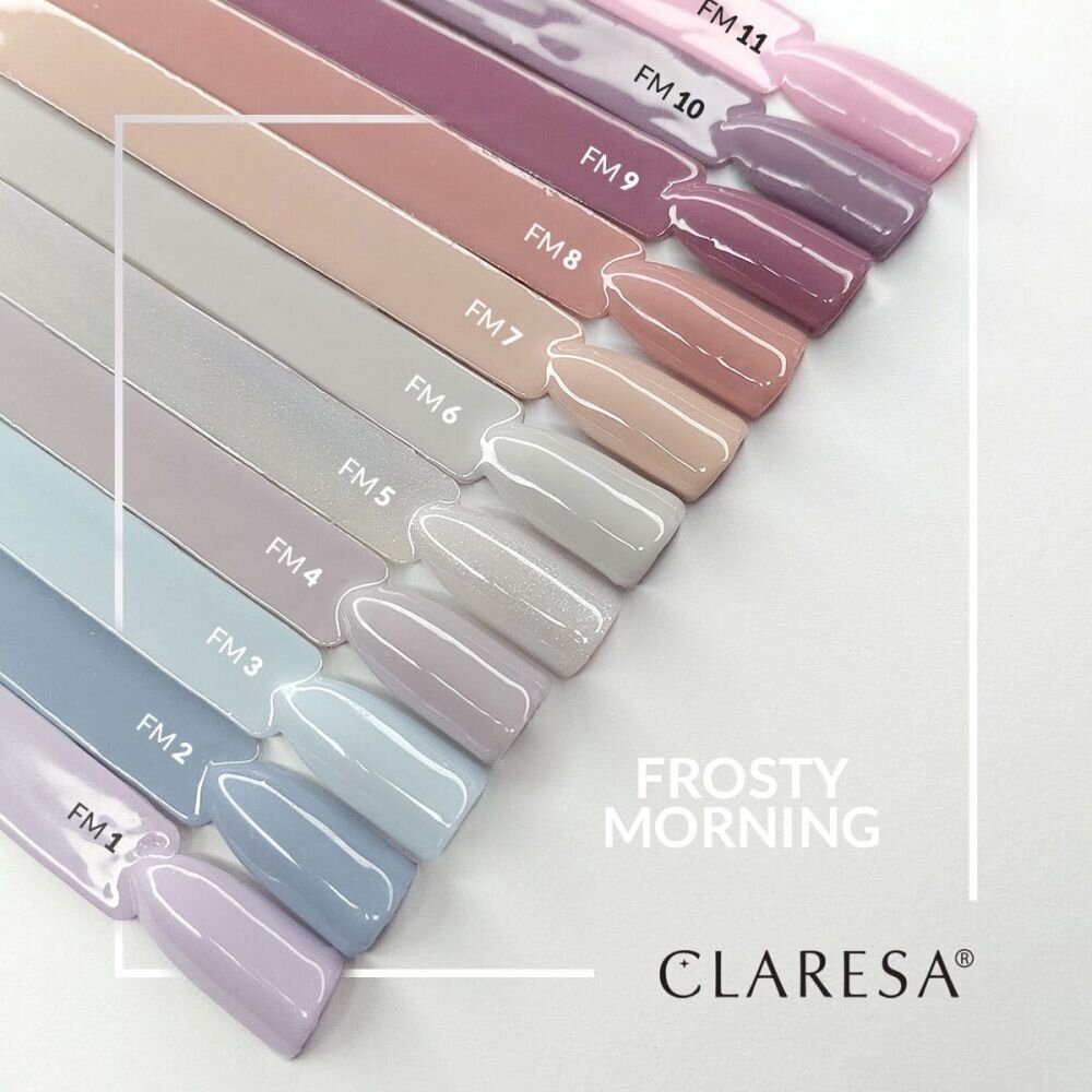 CLARESA ilgalaikis hibridinis nagų lakas Frosty Morning 11, 5g. 1 CLARESA ilgalaikis hibridinis nagų lakas Frosty Morning 11, 5g. 1