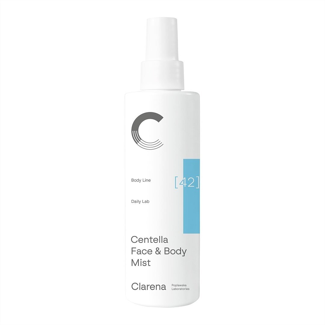 CLARENA CENTELLA FACE & BODY MIST švytėjimo suteikianti dulksna veidui ir kūnui, 200 ml CLARENA CENTELLA FACE & BODY MIST švytėjimo suteikianti dulksna veidui ir kūnui, 200 ml