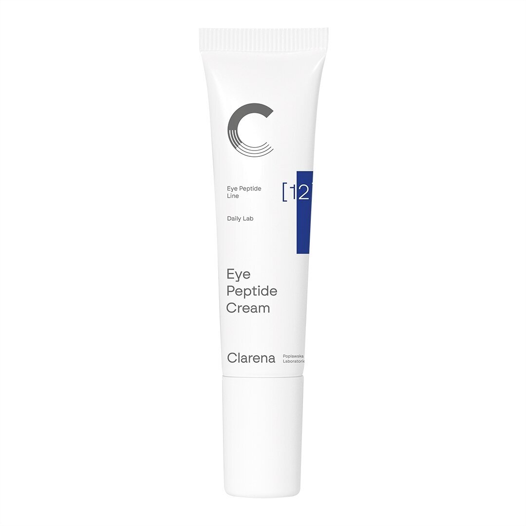 CLARENA EYE PEPTIDE CREAM stangrinamasis paakių kremas su peptidais, 15 ml