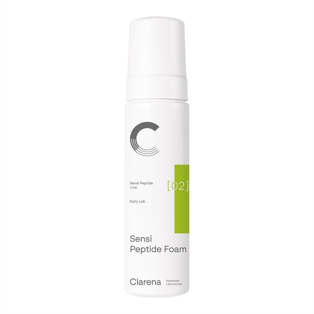 CLARENA SENSI PEPTIDE LINE нежная пенка для ежедневного умывания лица и глаз, 200 мл CLARENA SENSI PEPTIDE LINE нежная пенка для ежедневного умывания лица и глаз, 200 мл