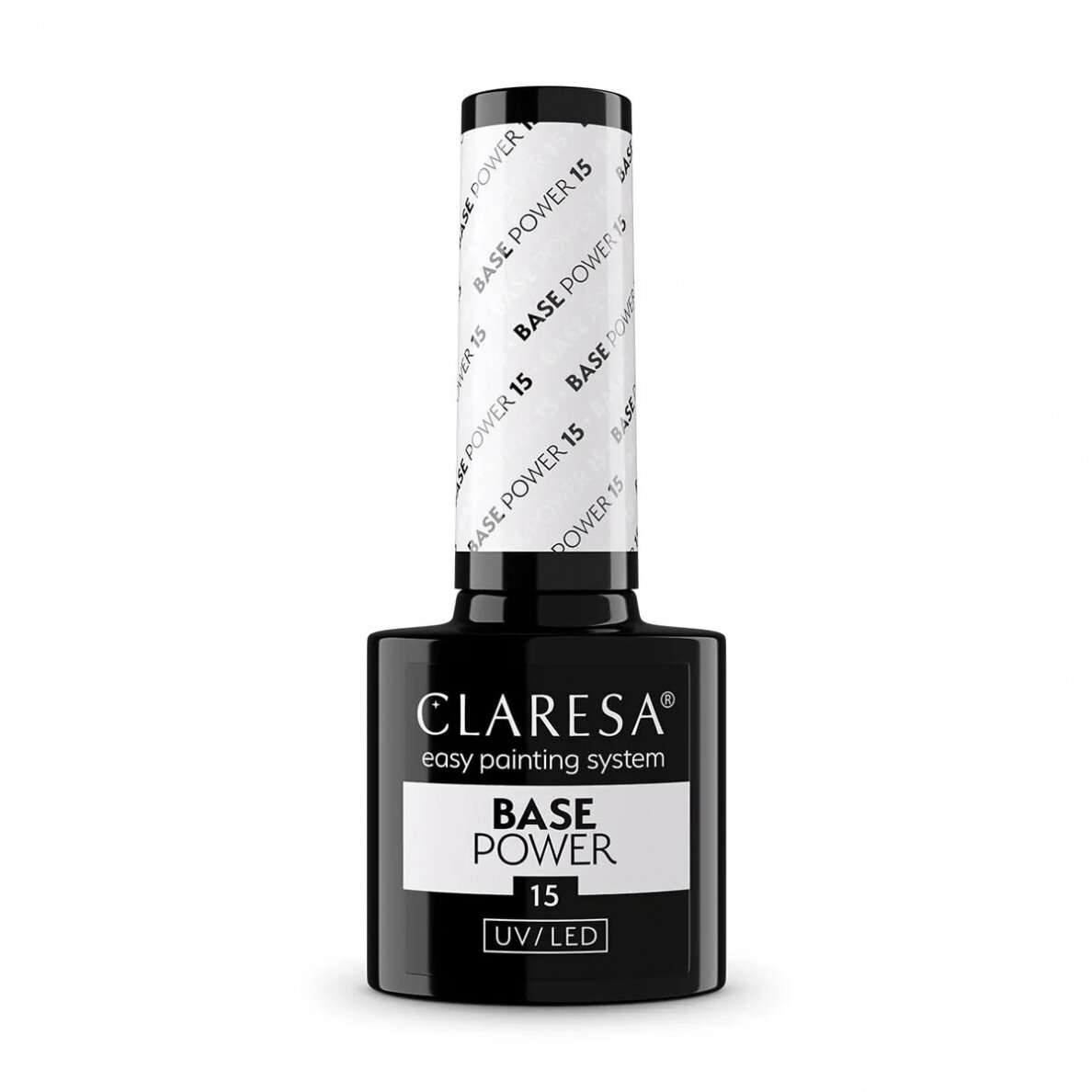 CLARESA hibridinė gelinio lakavimo bazė POWER BASE 15, 5 g. 1 CLARESA hibridinė gelinio lakavimo bazė POWER BASE 15, 5 g. 1