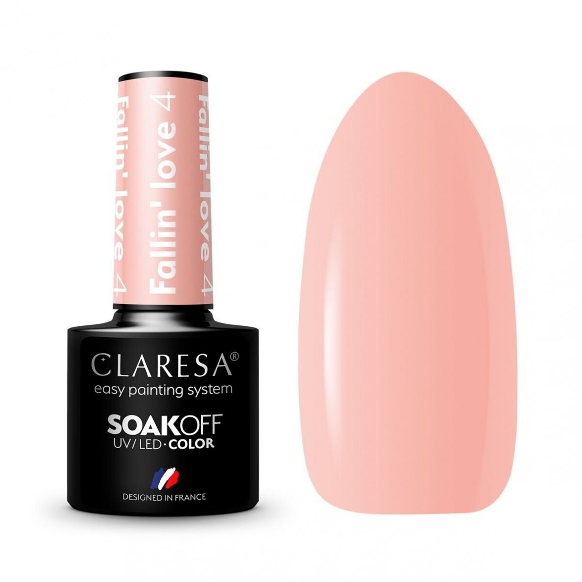 CLARESA long lasting hybrid gel polish FALLIN"LOVE 4, 5g. CLARESA long lasting hybrid gel polish FALLIN"LOVE 4, 5g.