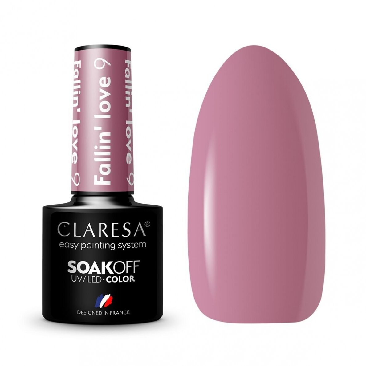 CLARESA long lasting hybrid gel polish FALLIN"LOVE 9, 5g. CLARESA long lasting hybrid gel polish FALLIN"LOVE 9, 5g.